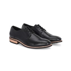 Classic Black Genuine Leather Shoe for Men