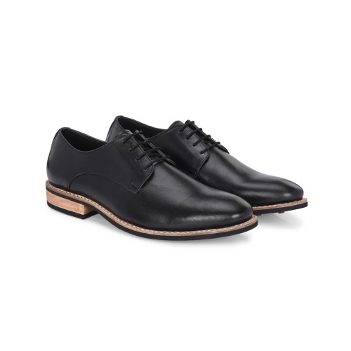 Classic Black Genuine Leather Shoe for Men